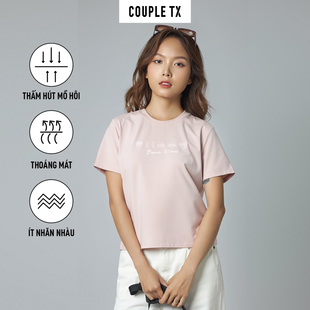 Áo Thun Nữ Couple TX Icon Form Regular WTS 2369