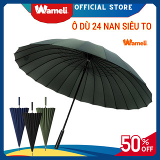 Ô dù che mưa wameli loại to 24 nan, dù che mưa, dù đi mưa siêu to, cứng, chống tia UV