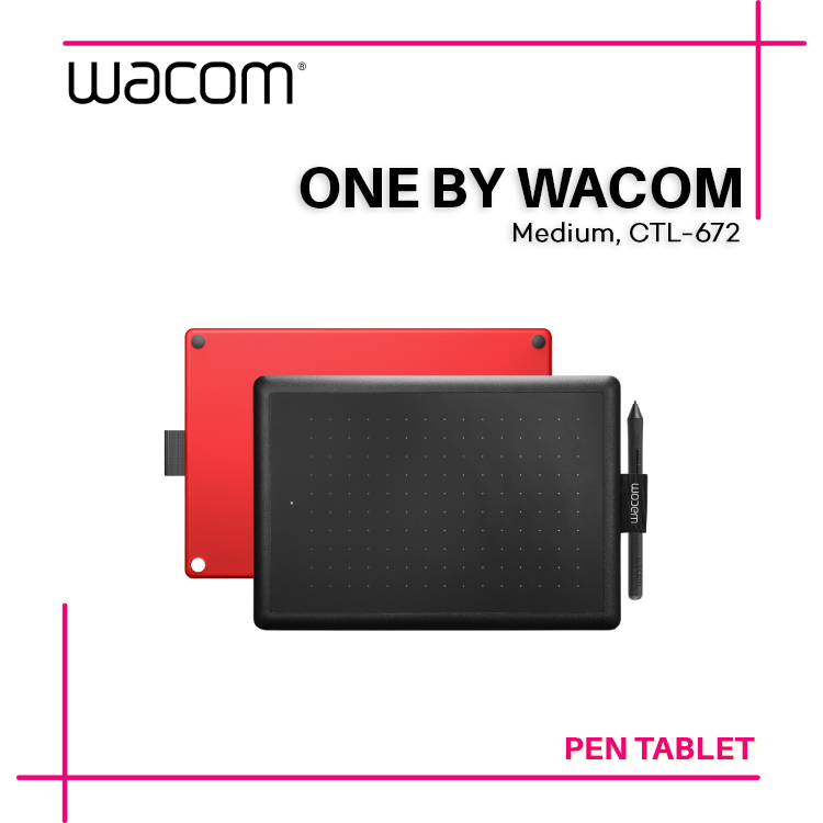 Bảng vẽ điện tử One by Wacom M (CTL-672)