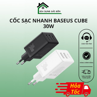 Cốc sạc nhanh os-baseus cube fast charger 30w