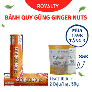 Bánh Quy Gừng Ginger Nuts Royalty Healthy 300G