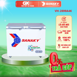 VH-2899A4K Tủ Đông inverter 235L Sanaky VH.2899A4K - Bảo hành chính hãng - Miễn phí giao HCM