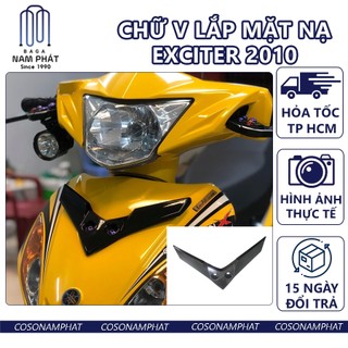 Chữ v gắn mặt nạ exciter 2010