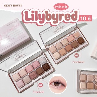 Bảng phấn mắt 10 ô lilybyred mood keyboard 10.5g