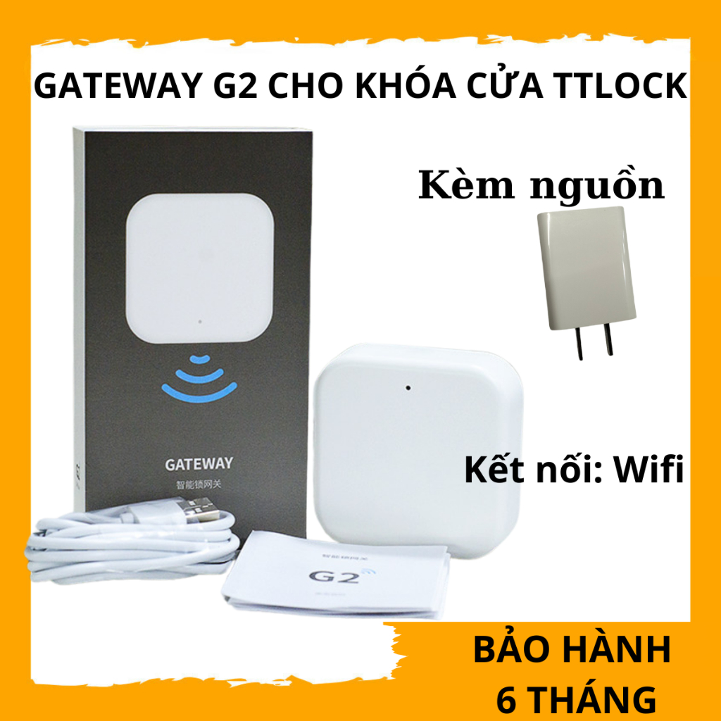 Gateway G2 Cho Khóa Cửa Thông Minh Dùng App TTLOCK, app PGH - Bảo Hành 6 Tháng