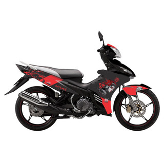Tem trùm exciter 135 samurai đỏ đen, tem exciter 135, team trùm exciter 135, tem xe exciter 135, team trùm ex 135