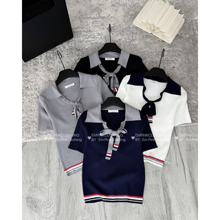 EMPINKCLOTHING - ÁO CỔ V THẮT NƠ