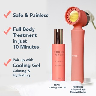 Máy triệt lông Foreo Peach 2 - Peach Version 2 - Chuẩn Authentic Đủ Bill