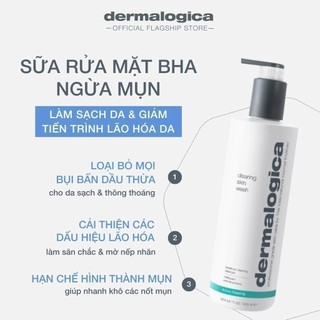 Sữa rửa mặt Dermalogica Clearing Skin Wash dành cho da dầu mụn 500ml