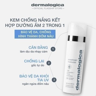 Kem chống nắng Dermalogica Powerbright Moisturizer SPF50 ngăn ngừa sạm da 50ml