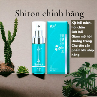  Xịt Khử Mùi Hôi Nách Hôi Chân SHITONG 60ml Nam Nữ Nội Địa Trung Mùi Thơm Mát Khử Khuẩn An Toàn Cho Da 