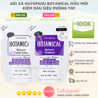 [Bill Nhật] Combo Gội xả HATOMUGI NHẬT giảm rụng/phồng tóc/kiềm dầu & Serum tinh chất mọc tóc dạng xịt
