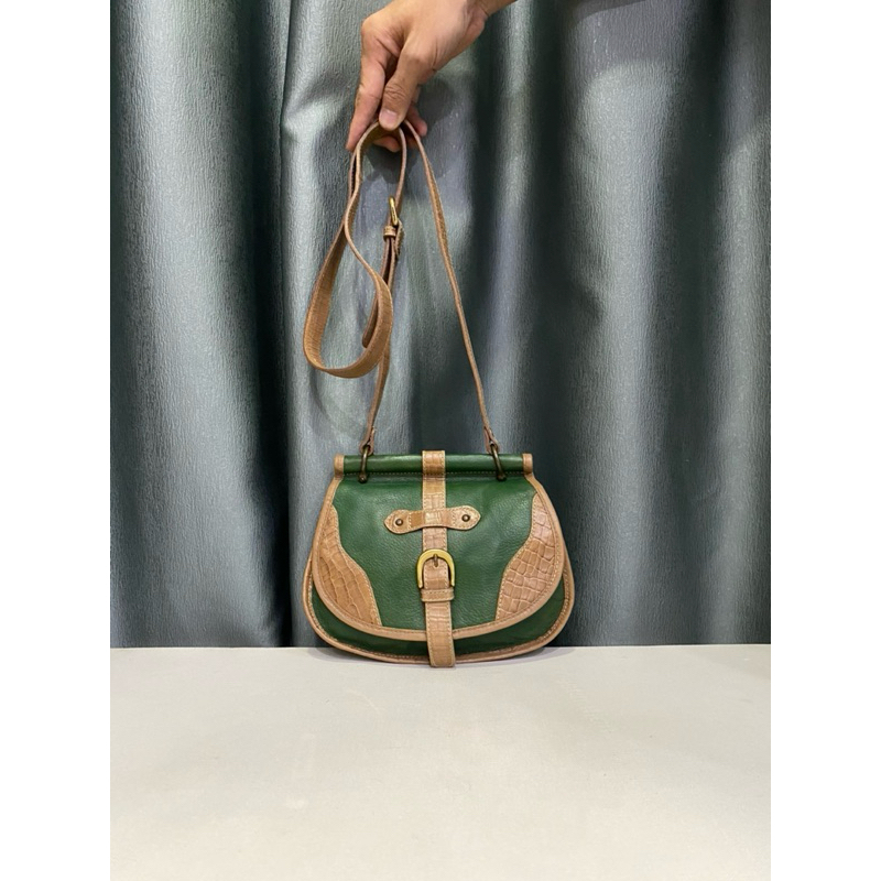 túi đeo chéo si hiệu BEAN POLE Ladies của Hàn da thật