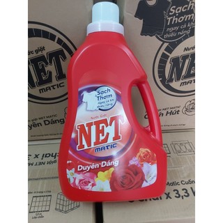 Nước giặt NET Matic đậm đăc 3.3kg dành cho cửa trên & giặt tay