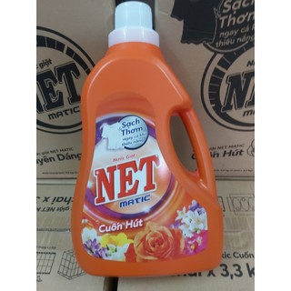 Nước giặt NET Matic đậm đăc 3.3kg dành cho cửa trên & giặt tay