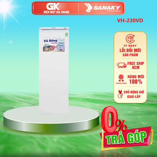 Vh-230vd - tủ đông đứng sanaky 213 lít vh-230vd - bảo hành chính hãng