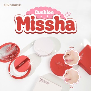 Phấn nước missha đỏ lì mịn che phủ cao missha velvet finish cushion