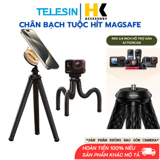 Chân bạch tuộc Telesin hít magsafe hỗ trợ gắn ActionCam gopro Insta360 - Chính hãng