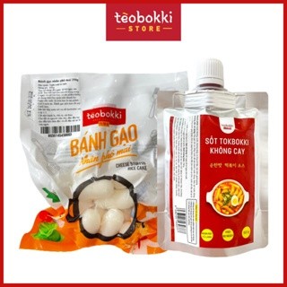 Combo tokbokki nhân phô mai không cay