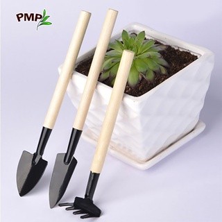 Bộ dụng cụ làm vườn cán gỗ nhỏ xinh cho bé dc01