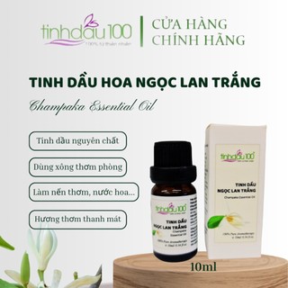 Tinh Dầu Ngọc Lan Trắng 10ml thanh mát, thư giãn tinh thần