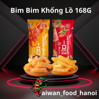 Bim bim khổng lồ trung quốc - bim bim vị cà chua - tôm hùm - bbq - gói 168g siêu to - taiwan_food_hanoi