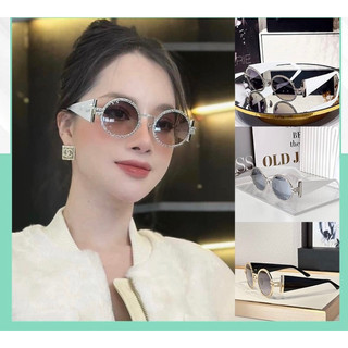 Kính râm thời trang Kính thời trang nữ phủ viền Kim Loại