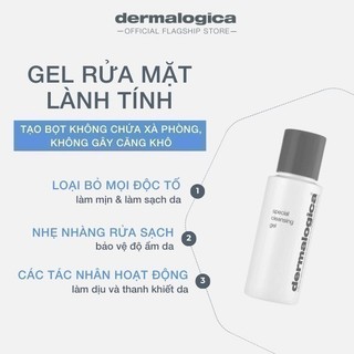  Sữa rửa mặt Dermalogica Special Cleansing Gel lành tính không chứa xà phòng 50ml