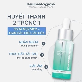 Tinh chất 2 trong 1 cải thiện mụn viêm & lão hóaDermalogica Age Bright Clearing Serum 30ml