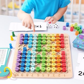 Bộ đồ chơi học bảng cửu chương nhanh, đồ chơi toán học, đồ chơi toán Montessori