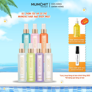 Xịt Thơm Tóc Và Cơ Thể MUMCHIT Hương Nước Hoa - Mumchit Hair & Body Mist 105ml (7 Mùi Hương)