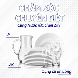 Nước Rửa Chén Zily Chai 4.7Kg