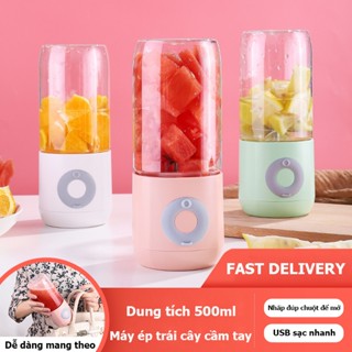 Máy xay sinh tố Panasonic cầm tay đa năng tiện lợi - dung tích 500M - Máy Say Sinh Tố Mini Sạc Tích Điện 6 Lưỡi