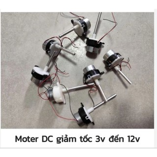Moter giảm tốc dc 5v đến 12v