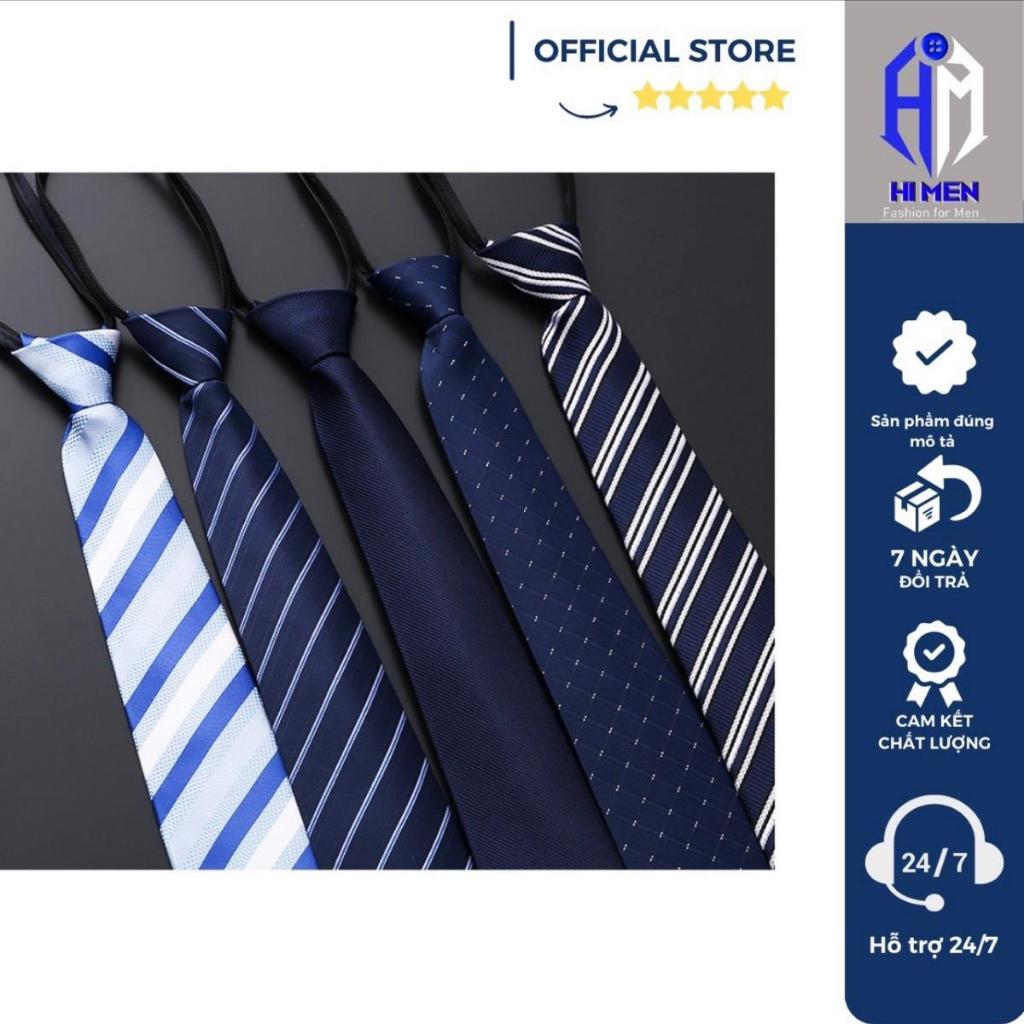Cà vạt nam thắt sẵn phong cách Hàn Quốc thời trang dành cho nam phù hợp giới trẻ, công sở, đám cưới, MC