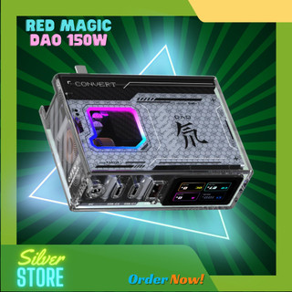 Củ sạc nhanh NUBIA REDMAGIC DAO 150W [CHÍNH HÃNG] [PD 3.1 + DC 150W] [TUỲ CHỈNH APP] [GIF][MÀN HÌNH]
