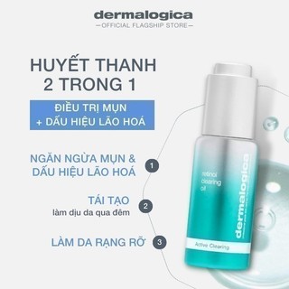 Tinh chất Dermalogica Retinol Clearing Oil dưỡng da căng bóng 30ml