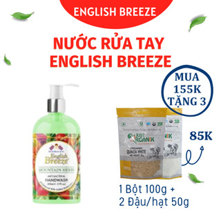 Nước Rửa Tay Mountain Hương Thơm Sát Khuẩn Và Bảo Vệ Da Tay Nhập Khẩu Từ Anh English Breeze 500ml