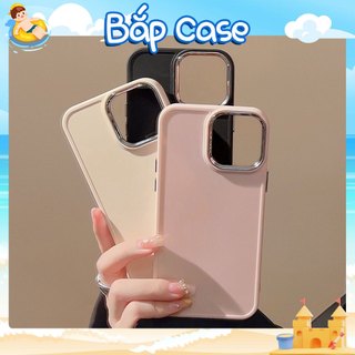 Ốp Lưng iPhone Chất Lượng Viền Camera Kim Loại, Chống Vỡ, Bảo Vệ Camera - iP 7/8/Plus/X/XS/XR/11/12/13/14/15/Pro/Max