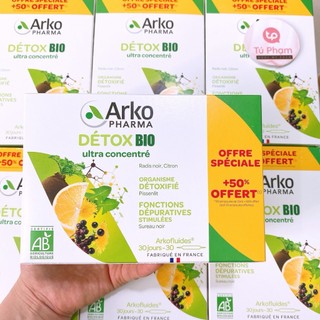 Detox Thải Độc Arkopharma Detox Bio Ultra Concentre 30 ống