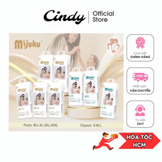 [HCM] Bỉm/Tã Mijuku Dán/Quần 100S/100M/100L/100XL/100XXL/100XXXL