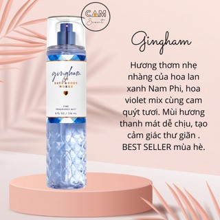 [Bill Mỹ] Xịt Thơm BodyMist Bath and Body Works - Gingham