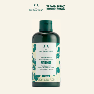 Dầu Xả Hương Hoa Chùm Ngây Cho Tóc Nhuộm Moringa Shine & Protection Conditioner 250ml The Body Shop