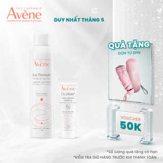 Bộ đôi hồi da tổn thương AVÈNE CICALFATE+ 15ml và xịt khoáng AVÈNE THERMAL SPRING WATER 300ML