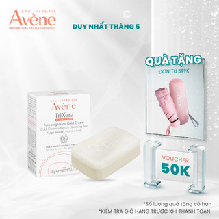 Thanh kem tắm và rửa mặt dành cho da khô nhạy cảm AVÈNE COLD CREAM CLEANSING BAR 100g