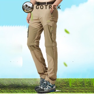 Quần zip tháo ống đùi vải gió mát, thoáng khí, trekking, leo núi, dã ngoại, phượt