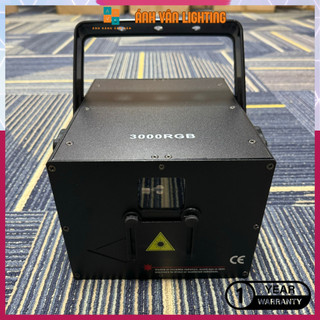 Đèn laser 3w quét tia hình - đèn laser công suất lớn chiếu hiệu ứng đẹp, rõ nét dùng cho phòng bay, ktv, sân khấu...
