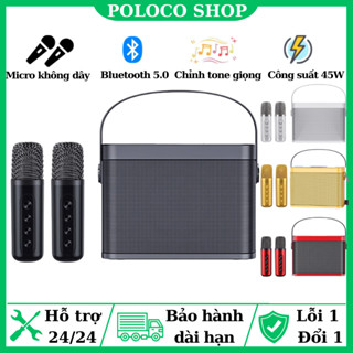 Loa Karaoke YS-219 - Tặng Kèm 2 Mic Không Dây - Âm Thanh Sống Động - Thiết Kế Cực Đẹp - Bass Cực Căng - BH 12 Tháng