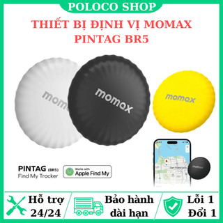 Thiết Bị Định Vị GPS Momax Pintag BR5 (Tặng kèm móc khóa) - Pin Dùng 1 năm - Không Giới Hạn Khoảng Cách - Bảo Hành 12TH