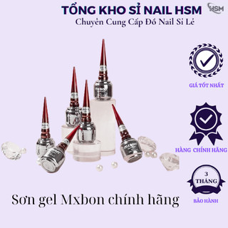 Set sơn đỏ mxbon 6 chai - mxbon 10 chai - phụ kiện nails hsm